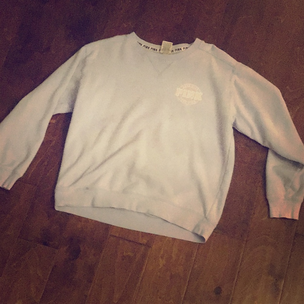 . ° light blue sweatshirt. ( READ DESCRIPTION )